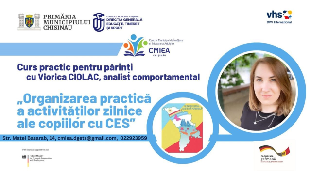 Curs pentru părinți și asistenții personali privind organizarea practică a activităților copiilor cu CES